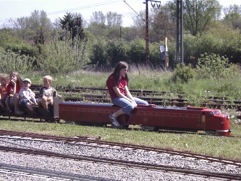 Nachwuchs mit Fahrgsten